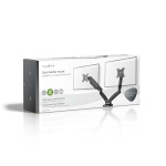 Nedis Desk Monitor Mount | Gas Spring | 2 Screens | 15 - 32  Nedis Desk Monitor Mount | Gas Spring | 2 Screens | 15 - 32