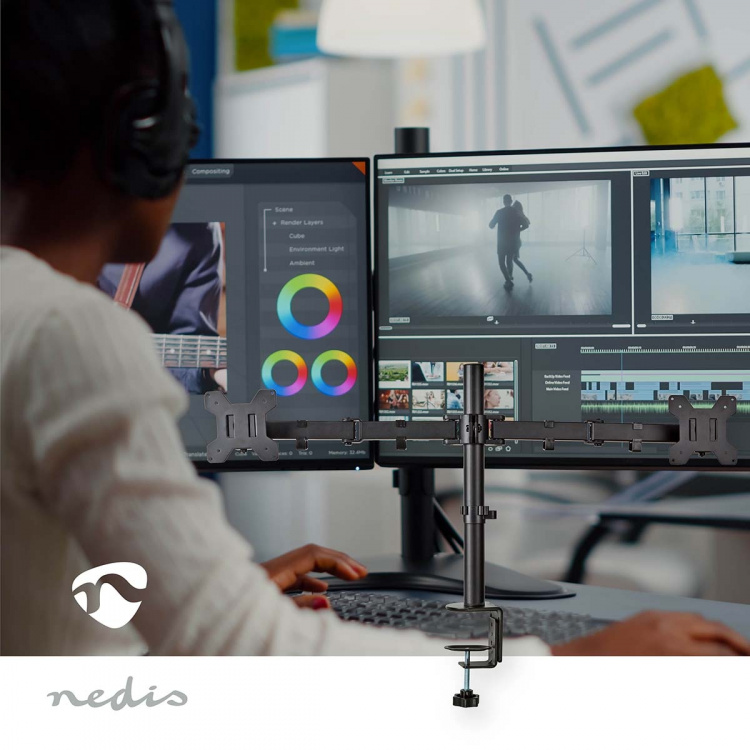 Nedis Desk Monitor Mount | 2 Screen(s) | 15 - 32  Nedis Desk Monitor Mount | 2 Screen(s) | 15 - 32