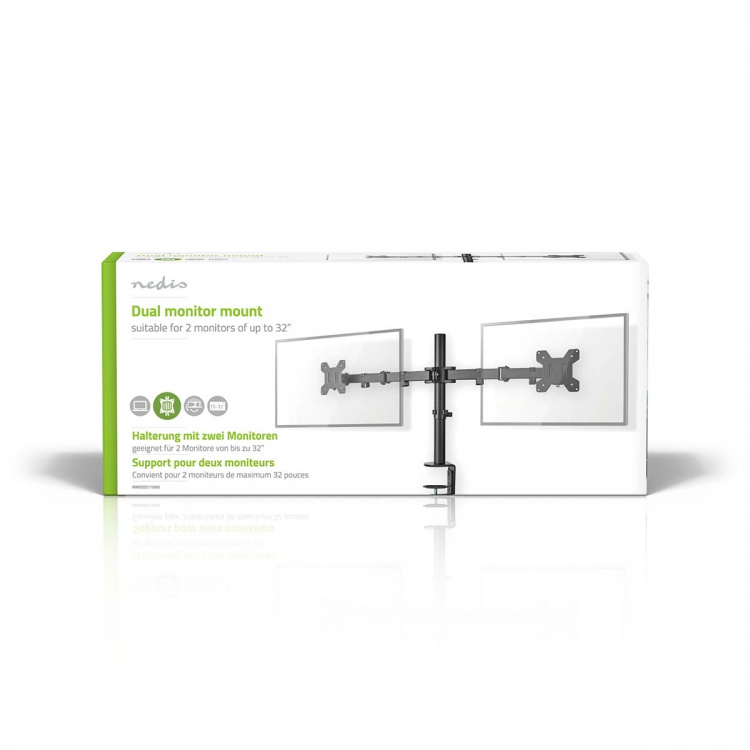 Nedis Desk Monitor Mount | 2 Screen(s) | 15 - 32  Nedis Desk Monitor Mount | 2 Screen(s) | 15 - 32