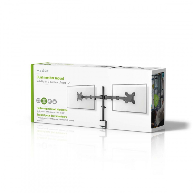 Nedis Desk Monitor Mount | 2 Screen(s) | 15 - 32  Nedis Desk Monitor Mount | 2 Screen(s) | 15 - 32