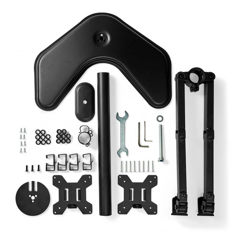 Nedis Desk Monitor Mount | 2 Screens | 15 - 32 