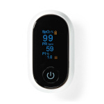 Nedis Pulse Oximeter | Bluetooth | OLED Display | White Nedis Pulse Oximeter | Bluetooth | OLED Display | White