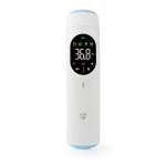 Nedis Infrared Thermometer | LED Display | Ear / Forehead | White Nedis Infrared Thermometer | LED Display | Ear / Forehead | White