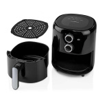 Nedis Hot Air Fryer | 3 l | Timer: 30 min | Analog | Black