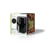 Nedis Hot Air Fryer | 3 l | Timer: 30 min | Analog | Black
