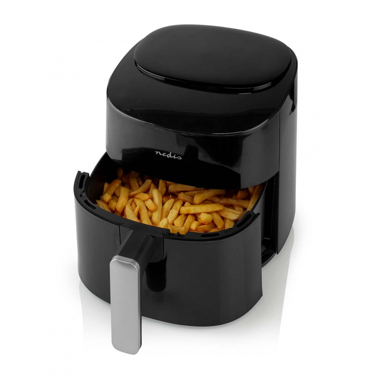 Nedis Hot Air Fryer | 4,2 l | Timer: 240 min | Number of preset programs: 8 | Digital | Black