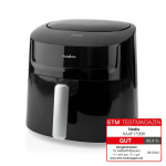 Nedis Hot Air Fryer | 7,2 l | Timer: 240 min | Number of preset programs: 8 | Digital | Black
