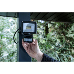 brennenstuhl LED Spotlight JARO 1060 P (LED Floodlight for wall mounting for outdoor IP65, 10W, 1150lm, 6500K, with motion detector)