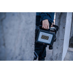 brennenstuhl Mobile LED construction lamp JARO 14060 M / LED work lamp 100W for outside (LED floodlight with 5m cable, LED emergency lighting with 11500lm made of high-quality aluminum, dimmable, IP65)