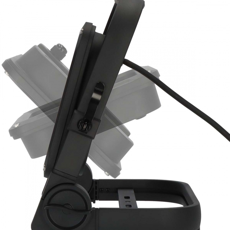 brennenstuhl Mobile LED construction lamp JARO 14060 M / LED work lamp 100W for outside (LED floodlight with 5m cable, LED emergency lighting with 11500lm made of high-quality aluminum, dimmable, IP65)