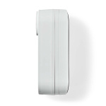Nedis SmartLife Video Doorbell | Wi-Fi | Mains Powered | 1536x1536 | Cloud Storage (optional) / microSD (not included) / Onvif | IP65 | With motion sensor | White