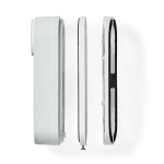Nedis SmartLife Video Doorbell | Wi-Fi | Mains Powered | 1536x1536 | Cloud Storage (optional) / microSD (not included) / Onvif | IP65 | With motion sensor | White