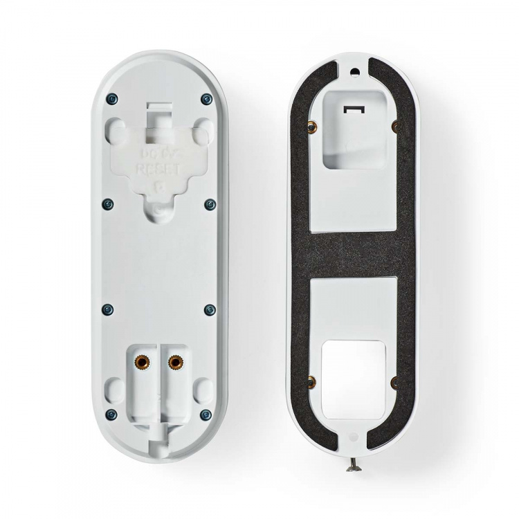 Nedis SmartLife Video Doorbell | Mains Powered | 1536x1536 | Cloud Storage (optional) / microSD (not included) / Onvif | IP65 | With motion sensor | White