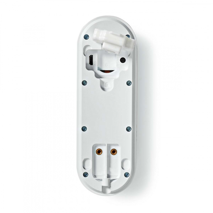 Nedis SmartLife Video Doorbell | Mains Powered | 1536x1536 | Cloud Storage (optional) / microSD (not included) / Onvif | IP65 | With motion sensor | White