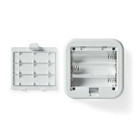 Nedis SmartLife Chime | RF, frequency 433 Mhz | Accessory for: WIFICDP10GY / WIFICDP30WT / WIFICDP40CWT | Battery Powered / USB Powered | 4 Sounds | 4.5 V DC / 5 V DC | Adjustable volume | White