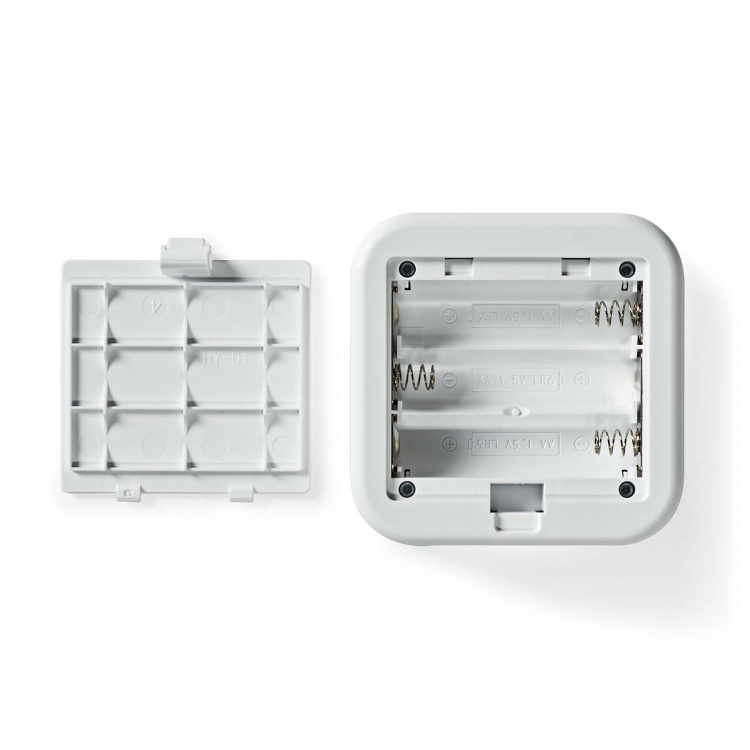 Nedis SmartLife Chime | RF, frequency 433 Mhz | Accessory for: WIFICDP10GY / WIFICDP30WT / WIFICDP40CWT | Battery Powered / USB Powered | 4 Sounds | 4.5 V DC / 5 V DC | Adjustable volume | White