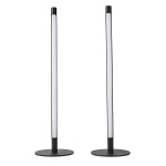 Nedis SmartLife Mood Light | Wi-Fi | Tube | 600 lm | RGBIC / Warm to Cool White | 2700 - 6500 K | 36 W | Metal | 2 pcs