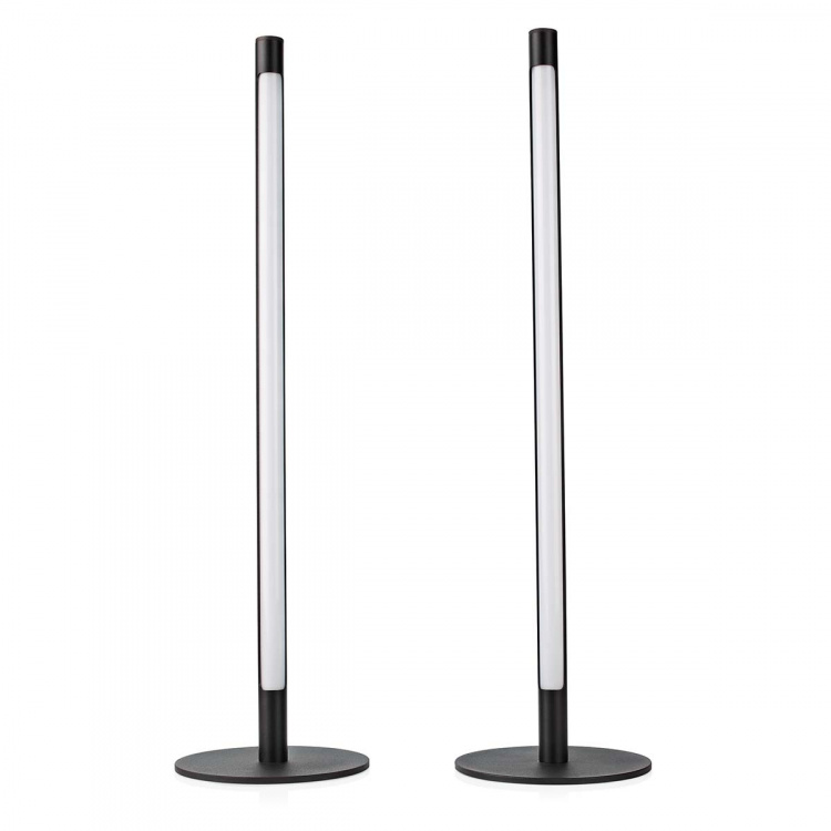 Nedis SmartLife Mood Light | Wi-Fi | Tube | 600 lm | RGBIC / Warm to Cool White | 2700 - 6500 K | 36 W | Metal | 2 pcs