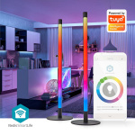 Nedis SmartLife Mood Light | Wi-Fi | Tube | 600 lm | RGBIC / Warm to Cool White | 2700 - 6500 K | 36 W | Metal | 2 pcs