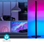 Nedis SmartLife Mood Light | Wi-Fi | Tube | 600 lm | RGBIC / Warm to Cool White | 2700 - 6500 K | 36 W | Metal | 2 pcs