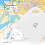 Nedis Key Finder | Compatible with: Apple Find My App | Battery Powered | 1x CR2032 | Batteries included | Bluetooth® version: 5.1 | Battery life up to: 1 year | White | 1 pcs Nedis Key Finder | Compatible with: Apple Find My App | Battery Powered | 1x CR2032 | Batteries included | Bluetooth® version: 5.1 | Battery life up to: 1 year | White | 1 pcs