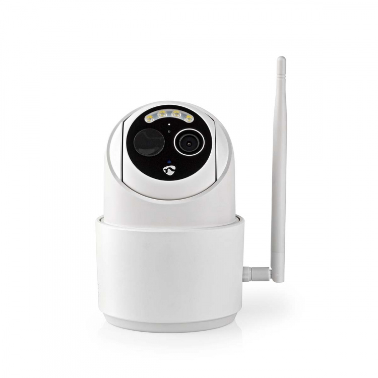 Nedis SmartLife Outdoor Camera | Full HD 1080p | Pan tilt | IP65 | Max. battery life: 5 Months | Cloud Storage (optional) / microSD (not included) | 5 V DC | With motion sensor | Night vision | White Nedis SmartLife Outdoor Camera | Full HD 1080p | Pan tilt | IP65 | Max. battery life: 5 Months | Cloud Storage (optional) / microSD (not included) | 5 V DC | With motion sensor | Night vision | White