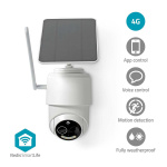 Nedis SmartLife Outdoor Camera | Full HD 1080p | Pan tilt | IP65 | Cloud Storage (optional) / microSD (not included) | 5 V DC | With motion sensor | Night vision | White Nedis SmartLife Outdoor Camera | Full HD 1080p | Pan tilt | IP65 | Cloud Storage (optional) / microSD (not included) | 5 V DC | With motion sensor | Night vision | White