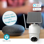 Nedis SmartLife Outdoor Camera | Full HD 1080p | Pan tilt | IP65 | Cloud Storage (optional) / microSD (not included) | 5 V DC | With motion sensor | Night vision | White Nedis SmartLife Outdoor Camera | Full HD 1080p | Pan tilt | IP65 | Cloud Storage (optional) / microSD (not included) | 5 V DC | With motion sensor | Night vision | White