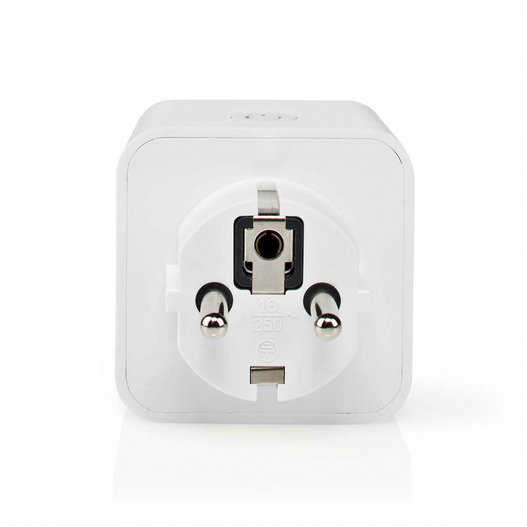 Nedis SmartLife Smart Plug | IP21 | Power meter | 3680 W | Type F (CEE 7/7) | 0 - 55 °C | Android™ / IOS | White | 3 pcs