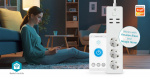 Nedis SmartLife Power Strip | 3x Plug with earth contact (CEE 7/3) / 4x USB | 16 A | 3680 W | 1.80 m | -10 - 40 °C | Android™ / IOS | White Nedis SmartLife Power Strip | 3x Plug with earth contact (CEE 7/3) / 4x USB | 16 A | 3680 W | 1.80 m | -10 - 40 °C | Android™ / IOS | White