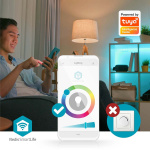 Nedis SmartLife Ceiling Light | RGB / Warm to Cool White | Round | Diameter: 290 mm | 1800 lm | 2700 - 6500 K | IP20 | Energy class: F | Android™ / IOS