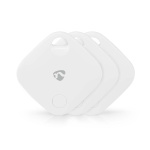 Nedis Key Finder | Compatible with: Apple Find My App | Battery Powered | 3x CR2032 | Batteries included | Bluetooth® version: 5.1 | Battery life up to: 1 year | White | 3 pcs Nedis Key Finder | Compatible with: Apple Find My App | Battery Powered | 3x CR2032 | Batteries included | Bluetooth® version: 5.1 | Battery life up to: 1 year | White | 3 pcs