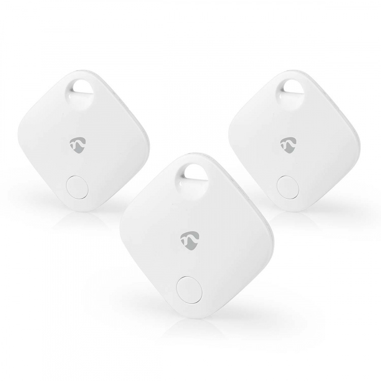 Nedis Key Finder | Compatible with: Apple Find My App | Battery Powered | 3x CR2032 | Batteries included | Bluetooth® version: 5.1 | Battery life up to: 1 year | White | 3 pcs Nedis Key Finder | Compatible with: Apple Find My App | Battery Powered | 3x CR2032 | Batteries included | Bluetooth® version: 5.1 | Battery life up to: 1 year | White | 3 pcs