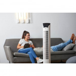 BLACK+DECKER Tower Fan White 102cm