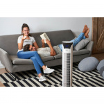 BLACK+DECKER Tower Fan White 102cm