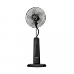 BLACK+DECKER Floor Fan With Cooling Mist Black