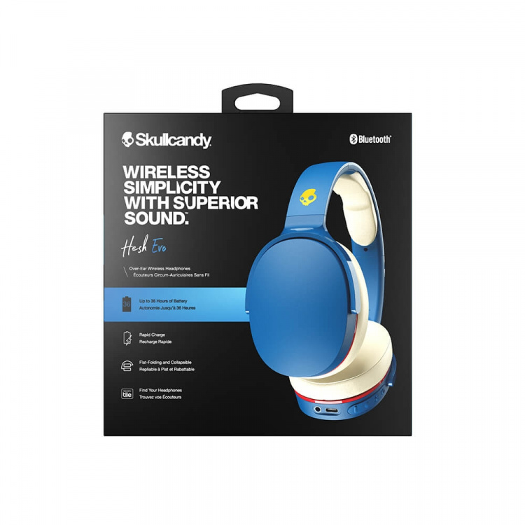 Skullcandy Headphone Hesh EVO Over-Ear Wireless Blue