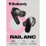 Skullcandy Headphones Rail ANC In-Ear TWS Black Skullcandy Headphones Rail ANC In-Ear TWS Black