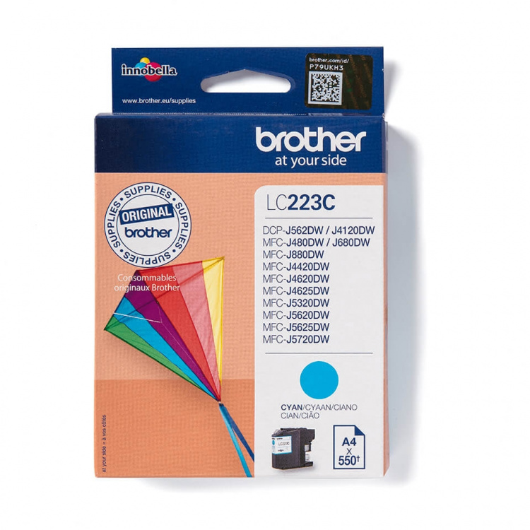 Brother Ink LC223C LC-223 Cyan Brother Ink LC223C LC-223 Cyan