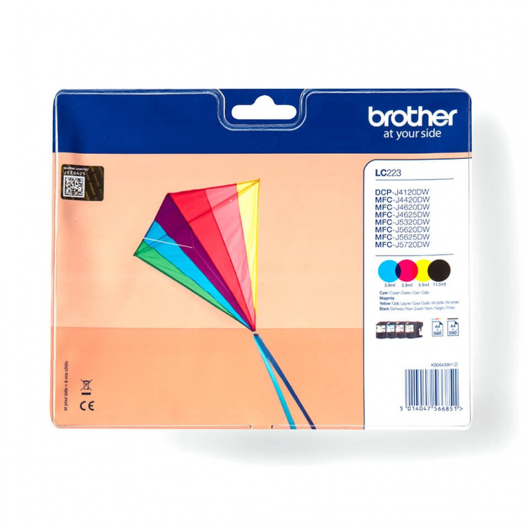 Brother Ink LC223VALBPDR LC-223 Multipack Brother Ink LC223VALBPDR LC-223 Multipack