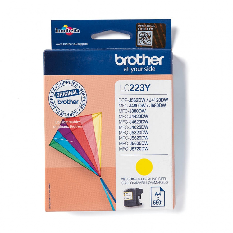 Brother Ink LC223Y LC-223 Yellow Brother Ink LC223Y LC-223 Yellow