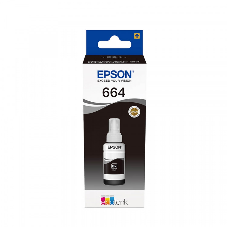 Epson Ink C13T664140 664 Black Ecotank
