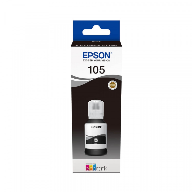 EPSON Ink C13T00Q140 105 Pigment Black Ecotank
