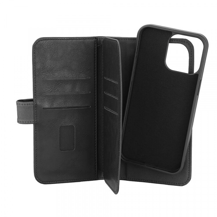 Gear Wallet Case 2-in-1 7 Card Slots MagSeries Black - iPhone 15 Pro Max