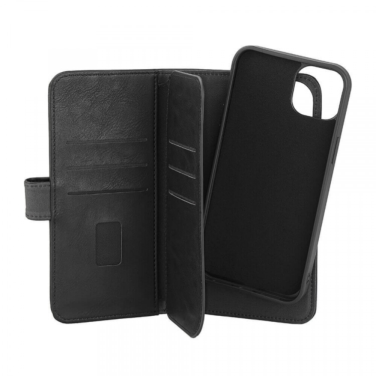 Gear Wallet Case 2-in-1 7 Card Slots MagSeries Black - iPhone 15 Plus Gear Wallet Case 2-in-1 7 Card Slots MagSeries Black - iPhone 15 Plus