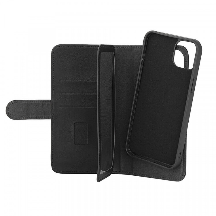 Gear Wallet Case 2-in-1 7 Card Slots MagSeries Black - iPhone 15 Plus Gear Wallet Case 2-in-1 7 Card Slots MagSeries Black - iPhone 15 Plus