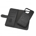 Gear Wallet Case 2-in-1 3 Card Slots MagSeries Black - iPhone 15 Pro Max