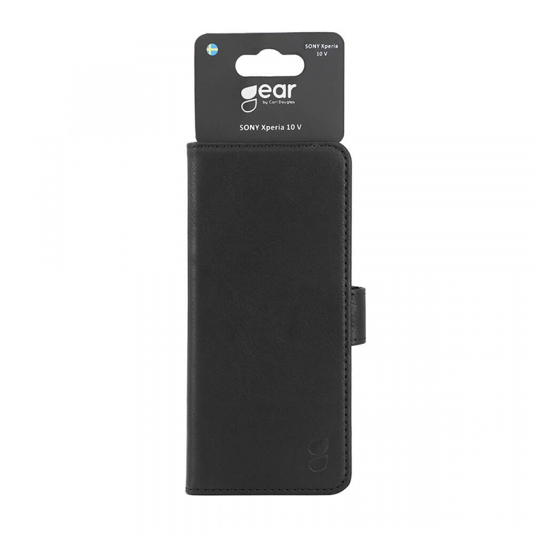 Gear Wallet Case 3 Card Slots Black - SONY Xperia 10 V