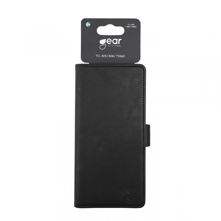Gear Wallet Case Black - TCL 405/406/T506D