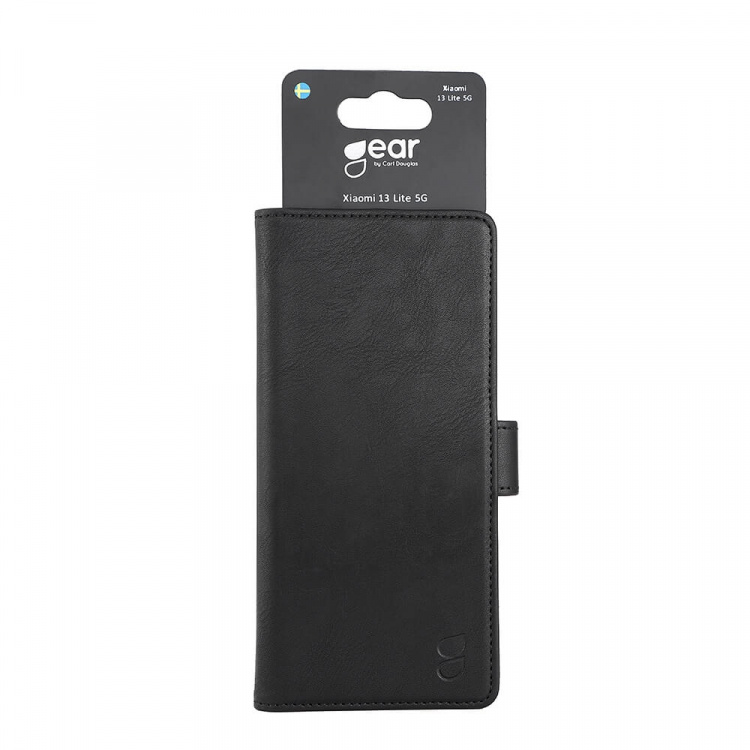 GEAR Classic Wallet 3 card Xiaomi 13 Lite 5G Black GEAR Classic Wallet 3 card Xiaomi 13 Lite 5G Black